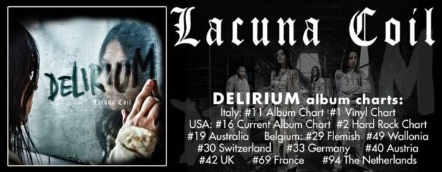 Lacuna Coil Delirium Chart Positions