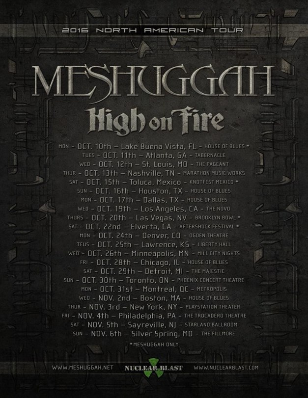 Meshuggah-NorthAmericanTour