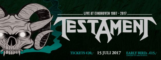 Testament Banner Dynamo Metal Fest 2017