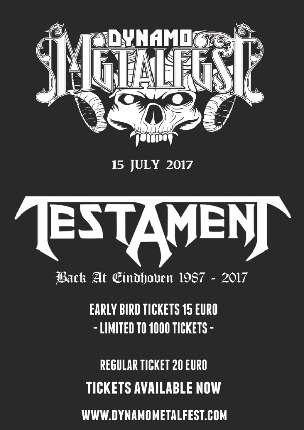 Testament Dynamo Metal Fest 2017