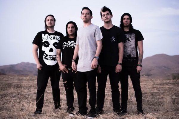 L-R David Bruno, Eric Cerda, Johnny Presley, Dylan Roy, Chris Kaos Photo credit- Maggie Hue, http://magiehue.com