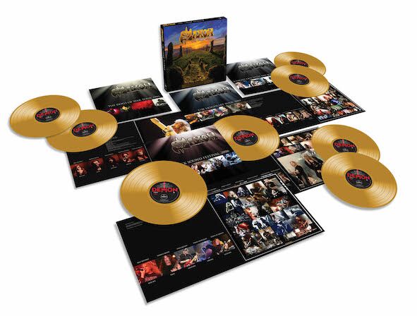 Saxon The Vinyl Hoard Gold Discs