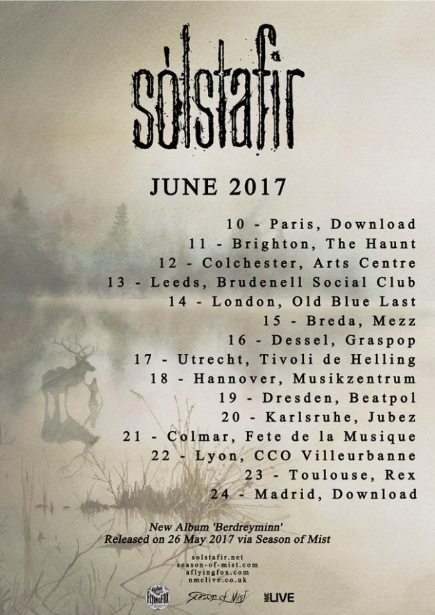 Solstafir-Euro-tour