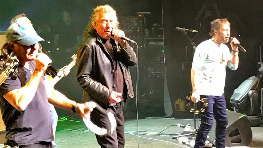 BRIAN JOHNSON: Makes Live Return Performing With ROBERT PLANT And PAUL  RODGERS | Metal Shock Finland (World Assault )