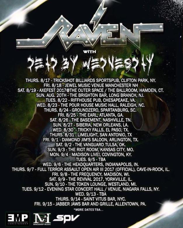 Raven-DeadByWednesday-tour-updated
