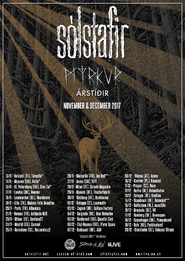 Solstafir-Euro-tour