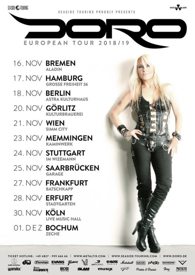Doro Euro Tour 2018