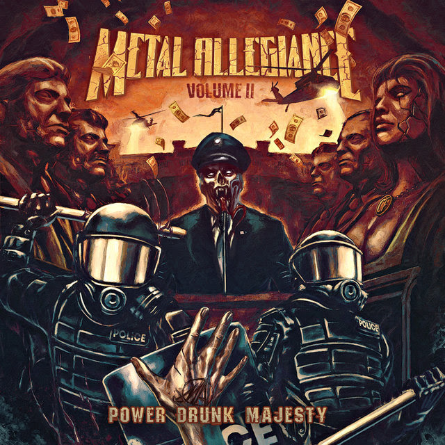 Metal Allegiance Power Drunk Majesty Cover Art