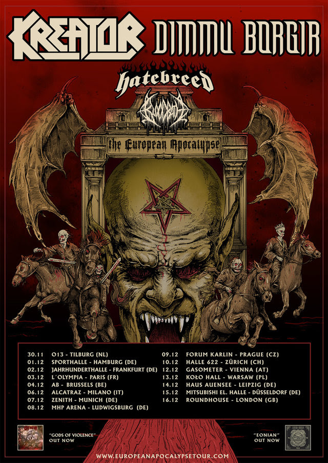 The European Apocalypse Tour 2018