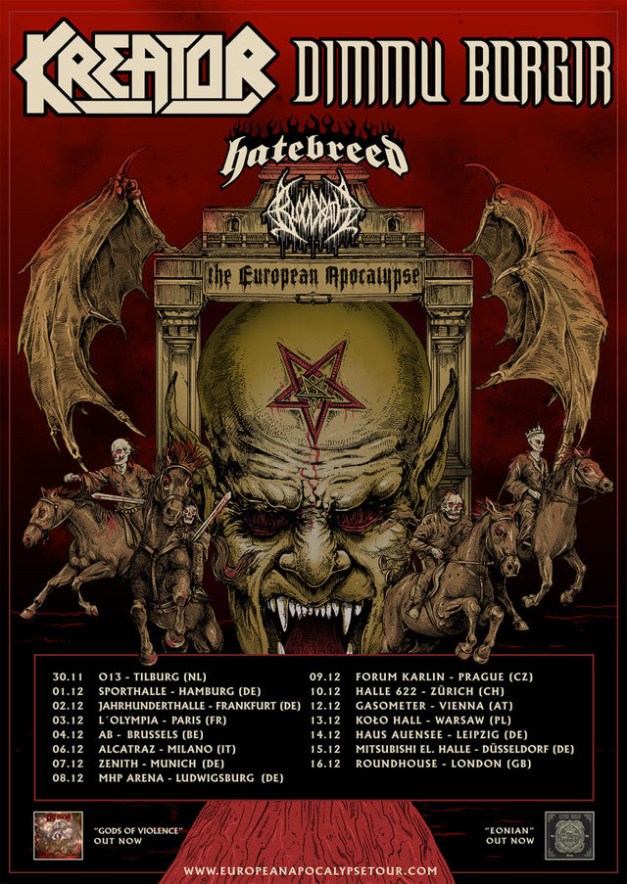 The European Apocalypse Tour 2018