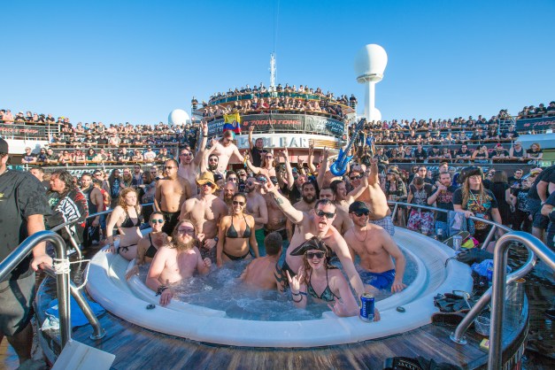 70,000 Tons of Metal Crowd