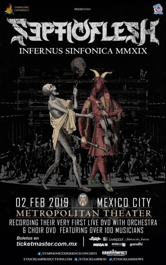Septicflesh Mexico Show Poster