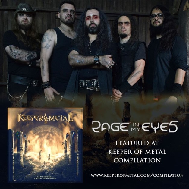 RAGE IN MY EYES Featured On Keeper Of Metal -Compilation