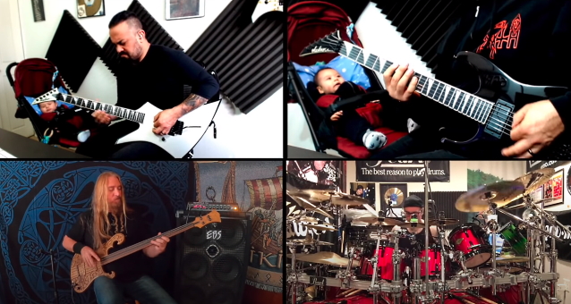 TESTAMENT-OVERKILL-MembersJoinForQuarantineCoverOfDEATHsOveractiveImagination