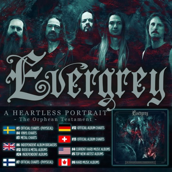 EVERGREY´s New Album “A Heartless Portrait (The Orphean Testament