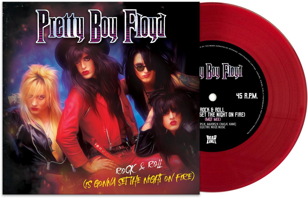 PRETTY BOY FLOYD Release 7” with Peacemaker Version Of 'Rock And