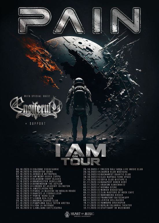 PAIN Announce 'I AM' Tour, Bringing Their Intense Party to 17