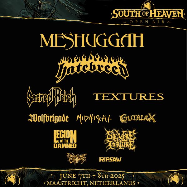 South of Heaven Festival 2025 Announces First 11 Bands: MESHUGGAH