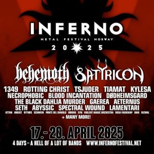 Inferno Metal Festival Adds SATYRICON, ROTTING CHRIST & More to 2025