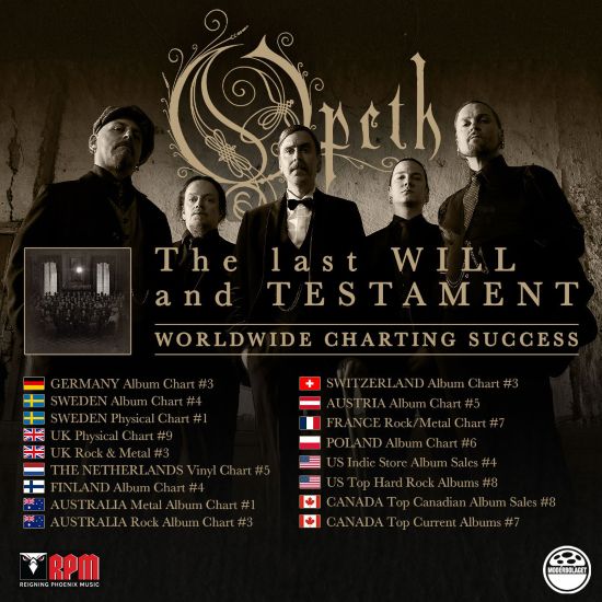 OPETH's Critically-Acclaimed New Album “The Last Will & Testament
