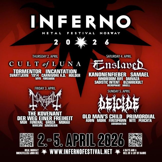 INFERNO METAL FESTIVAL 2026 Announces Full Lineup + Rockefeller