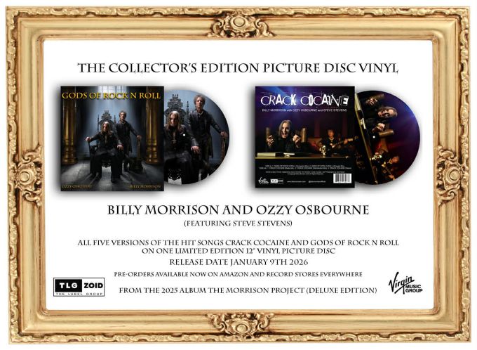 BILLY MORRISON & OZZY OSBOURNE: Collector's Edition Picture Disc