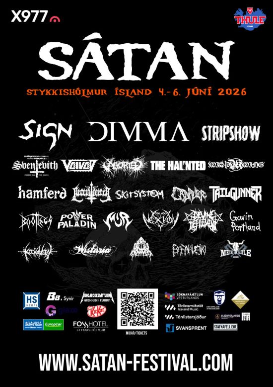 Iceland's Sátan Metal Festival Announces Final Wave of Bands for