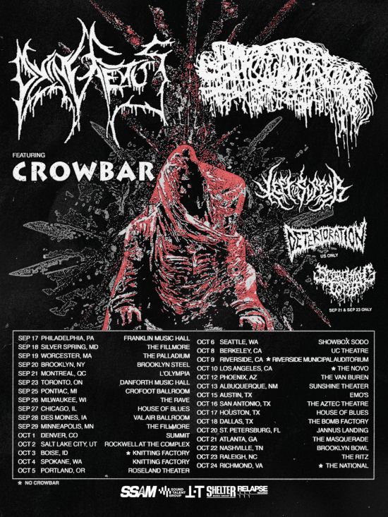 DYING FETUS Announce Fall Co-Headline Tour with SANGUISUGABOGG
